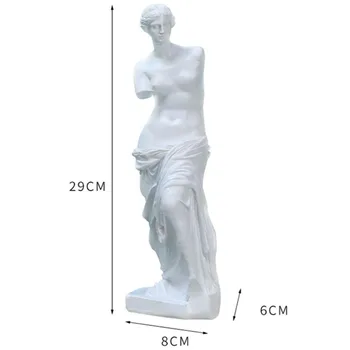 Rășină Sculptura Decor Acasă Europene Caracter Statuie Art Decor Ornamente lucrate Manual Schiță elemente de Recuzită pentru Biroul de Acasă