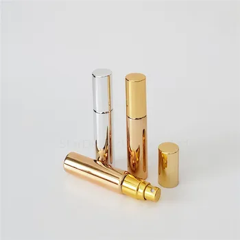 48pcs/lot 10ml de aur/argintiu/ negru flacon de sticlă cu pulverizator, 10 ml Ulei Esential de Pulverizare Flacon de Sticlă sticle de parfum