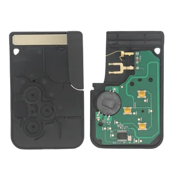 Jingyuqin 1P/3P/5P 3 Butonul de 433Mhz ID46 PCF7947 Chip & Introduce Lamă Mică Distanță Smart Card-Cheie pentru Renault Megane Scenic Grand