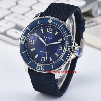 Corgeut 45mm Ceas Barbat Sport ceas de lux brand de top mecanice Luminoase rezistent la apa mâini Automatic Self-Wind de Epocă mens