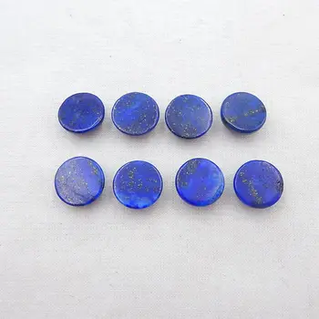 VANZARE 8pcs Forma Rotunda Albastru Lapis Lazuli Cabochon Stabilirea 12x5mm Frumusețea de Bijuterii de Culoare Albastru Accesorii
