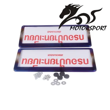 2 buc/set Universal Neo Chrome Thailanda de înmatriculare cadru suport din Otel Inoxidabil Durabil de Protecție împotriva Ruginii pentru Vehicule