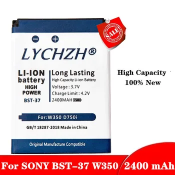 2019 Original Baterie BST-37 Pentru Sony Ericsson W800i W810i K600 K610i D750i K200i K220i T280i W700 V600 K750C W710C 2400mAh