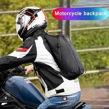 20-28L Motocicleta Rucsac Impermeabil Expandabil Rezistent de Mare Capacitate Laptop Casca Sac de Depozitare Pentru Sporturi în aer liber, Călărie 2020