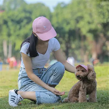 Câine de companie de Familie Pălărie Părinte Copil Montat Șapcă de Baseball Accesorii Cap Palarie de Soare în aer liber Iubitorii de Călătorie de Pairlook Sport Câine Capace