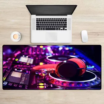 XGZ Mare Jucător Joc DJ Mână cu Mașina Mari Mouse Pad Non-alunecare de Cauciuc Mausepad Calculator de Birou Tineret Keyboard Desk Pad