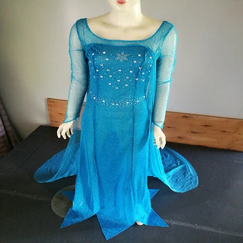 Transport gratuit adult Elsa Frozen princess cu pelerina Halloween cosplay purta pentru femeie JQ-1003
