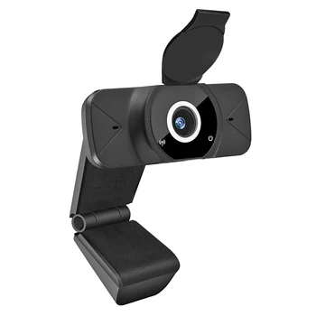 W8 Full HD 1080P Webcam cu Confidențialitate Acoperă Dual Built-in Microfon USB Camera Web
