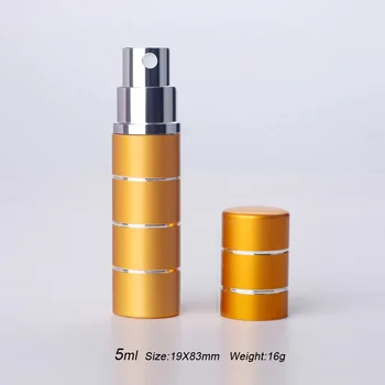 20buc/lot 5 ml Spray de Călătorie Sticla de Parfum Mini Portabile Reîncărcabile Sticla de Parfum Cu Gol sticla de parfum Cosmetice Container