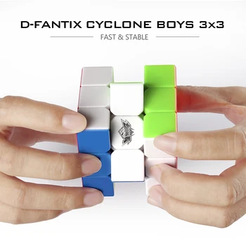 D-FantiX Ciclon Băieți 3x3x3 Viteza Cub Profesional Magic Cube 3x3 Puzzle-uri Jucarii speedcube (56mm) Jucării pentru Copii pentru Adulti Baiat Fata