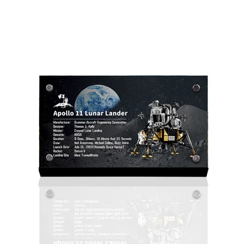 Pe Afișaj-Acrilic Suport De Brand Pentru Creator 10266 Apollo 11 Lunar Lander Jucarii De Constructii Blocuri