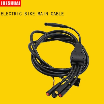 Impermeabil Principal Cablu 4 pini Conectați Prize pentru Biciclete Electrice Clapetei LCD Frână Waterpoof Conector Ebike de Conversie Accesorii