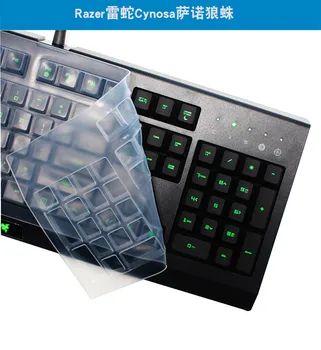 Transparent, Clar Silicon Tastatura Capac protector Pentru Razer Cynosa Chroma Tastatura cu Fir