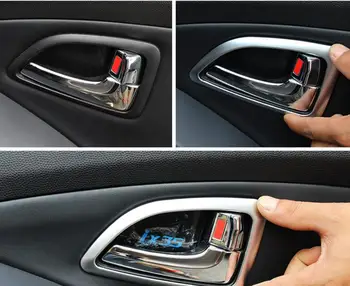 Lift de sticla panou comutator, mijloc de control patch-uri decorative mâner de ușă cadru decorativ Pentru Hyundai ix35 2012-autocolant auto