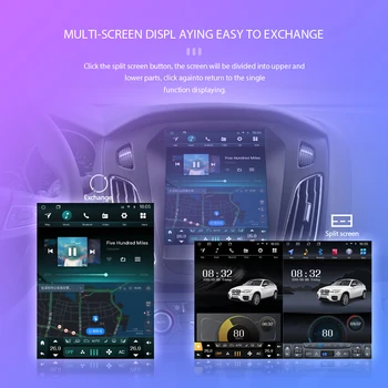 Radio auto pentru GREAT WALL Haval H9 Tesla Stil de 9.7 Inch Șeful Unității Android 9.0 Carplay Multimedia DVD Player, Navigatie GPS 2 Din