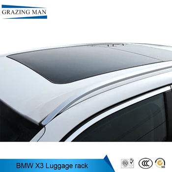 Aluminiu auto portbagaj de acoperiș pentru bmw x3 auto portbagaj de acoperiș șine de acoperiș șine de depozitare