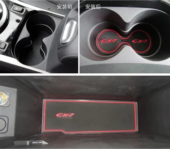 16pcs/set 3D covor de Cauciuc Non-alunecare Interior Cupa Pad Ușa Groove Mat Pentru Mazda CX-7 CX7 CX 7 portiera mat Accesorii Auto Styling