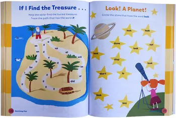 100 de Cuvinte Lectură Registru de lucru Copiii Trebuie Să Citească De Clasa 1 limba engleză Poza cărți de povești pentru a ajuta copilul să crească ca un cititor