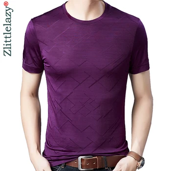 2020 Brand Casual de Vara de Lux Tricou Maneca Scurta Barbati Streetwear Tricou de Moda de Fitness T-shirt Jersey Mens Tee Shirt 52008
