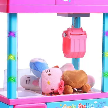 Claw Joc Arcade Dispenser Bomboane pentru Copii Mini Toy Automat cu Sunete de Nastere si Cadouri de Craciun