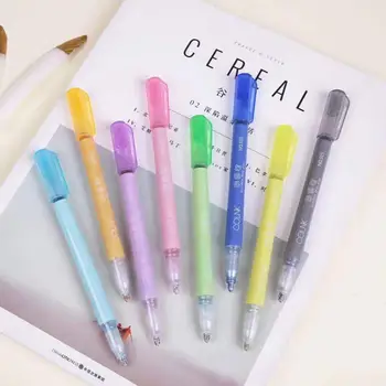8 Culori Pen Flash Contour Pen Pentru Copii Roman Flash Pen Jucarie Cadou Pentru Copii Fluorescente De Lumină De Educație Jucărie