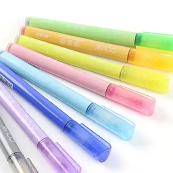 8 Culori Pen Flash Contour Pen Pentru Copii Roman Flash Pen Jucarie Cadou Pentru Copii Fluorescente De Lumină De Educație Jucărie