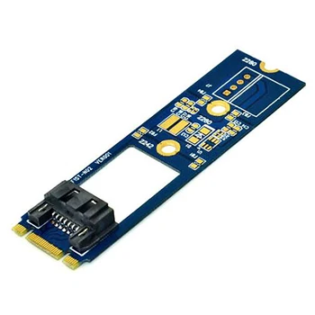 M2 Adaptor SATA Converter Card B-M pentru M. 2 unitati solid state SATA SSD la 7Pin Adaptor de Bord Suport pentru Card 2242 2260 2280 Bord Principal pentru Comput