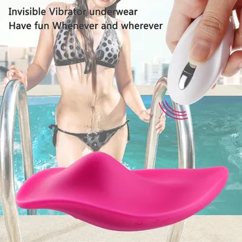 Portabile, Vibratoare Ou stimulator Clitoridian Invizibil Liniștită Pantalon Vibrator cadou bun de la Distanță fără Fir de Control de jucarii Sexuale pentru Femei