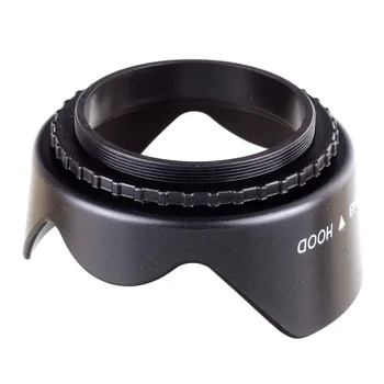 49mm Filtru UV+front Lens Cap+de Flori parasolar Pentru Nikon D5600 D5500 D5300 D7500 D3400 D3300 D750 D5 și Nikon AF-P obiectiv 18-55mm