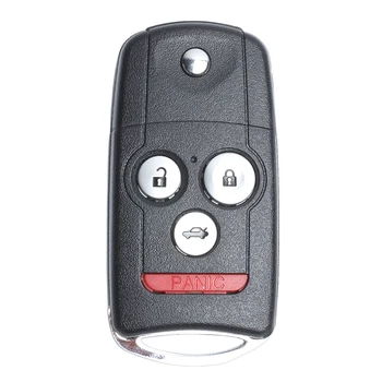 Keyecu Înlocuire Cheie de la Distanță 3+1 Buton 313.8 MHz Fob pentru Honda Acura ZDX 2019-2013 FCC ID:MLBHLIK-1T