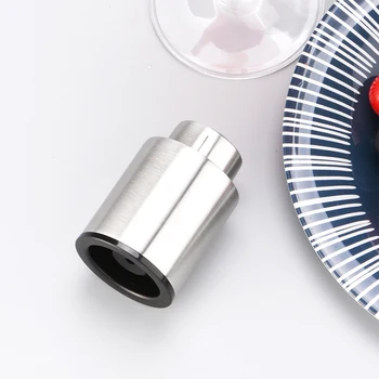 CLITON din Oțel Inoxidabil Vid Sticla de Vin Dop Sigilat Depozitare Vid de Memorie Portabil Mini Dop de Vin Dopuri de Vin Utilizare Ușoară