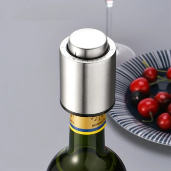 CLITON din Oțel Inoxidabil Vid Sticla de Vin Dop Sigilat Depozitare Vid de Memorie Portabil Mini Dop de Vin Dopuri de Vin Utilizare Ușoară