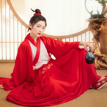 Femeile Hanfu Populară Chineză Dans Costum De Epocă Elegant Îmbunătățit Hanfu Costum Dinastiei Han Spadasin Cosplay Costum Costum