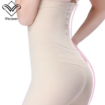 Wechery Body Shaper Mult Control Chilotei Elastic Flexibil pentru Femei Shapewear de Talie Mare Slăbire Lenjerie de corp Pantaloni Spandex