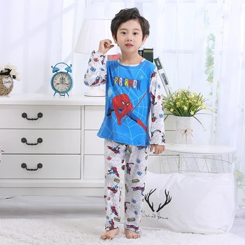 2020 Copii Set De Pijama Copii Baby Girl Băieții De Desene Animate De Imprimare De Îmbrăcăminte Casual, Costum Copii Cu Maneca Lunga Seturi De Pijamale Pijamale