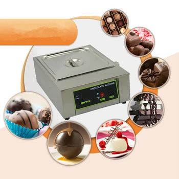 Singur rezervor electrice comerciale ciocolata de topire mașină de ciocolata cuptor de topire oală