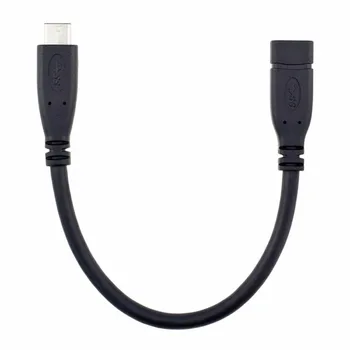 USB-C Tip C de sex Masculin la Feminin USB 3.1 Extender Extensie Cablu Scurt Cablul pentru Nintendo Comutator, Macbook 2016 Dell XPS 20CM