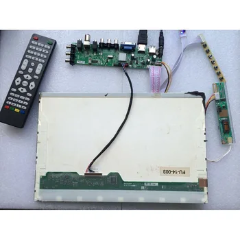 Pentru LP171WP4(TL)(N2)/LP171W01(A4) 1440X900 panou TV driver DVB-T2 1 lămpi HDMI VGA USB AV RF Placa de sistem DVB-T, DVB-C, LCD