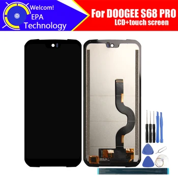 5.9 inch Doogee S68 PRO Display LCD+Touch Screen Digitizer Asamblare Original LCD+Touch Digitizer pentru DOOGEE S68 PRO+Instrumente