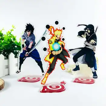 Naruto Breloc Sasuke itachi, Kakashi Ornamente Cheie Lanț Pandantiv Acrilice Japonia Anime Accesorii Desene animate Ornamente Pentru Fani