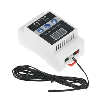 TMC-6000 110-240V Șină de Ghidare Termostat Digital Controler de Temperatura Termostat de Refrigerare Temperatura de Încălzire de Control