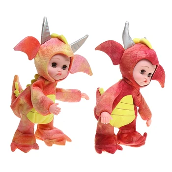 35cm Unicorn Copii Păpuși Electrice de Mers pe jos Față de copil Păpuși de Pluș Rechin Muta Coada de Dinozaur Jucării Silicon Fata Superise Cadou pentru Copii