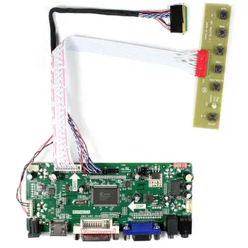Yqwsyxl Control Board Monitor Kit pentru B141PW04 V0 HW2A HDMI+DVI+VGA LCD ecran cu LED-uri Controler de Bord Driver
