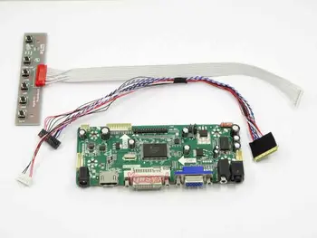 Yqwsyxl Control Board Monitor Kit pentru B141PW04 V0 HW2A HDMI+DVI+VGA LCD ecran cu LED-uri Controler de Bord Driver