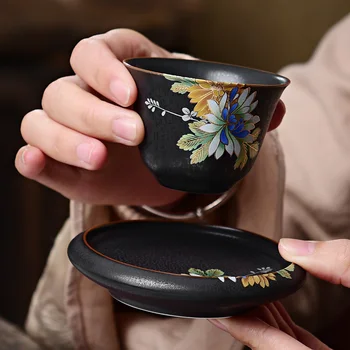 Ceramica cești de ceai, ceașcă de ceai chinezesc ceai chinezesc ceasca si farfurie