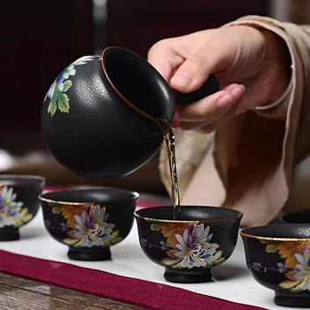 Ceramica cești de ceai, ceașcă de ceai chinezesc ceai chinezesc ceasca si farfurie
