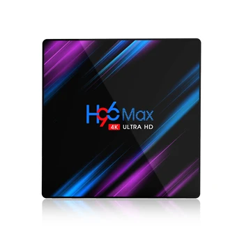 H96 max rk 3318 Android TV Box Android 9.0 Rockchip 4K Smart TV Box 2.4 G&5G Wifi BT4.0 H96Max 4GB 64GB Media Player, Set Top Box