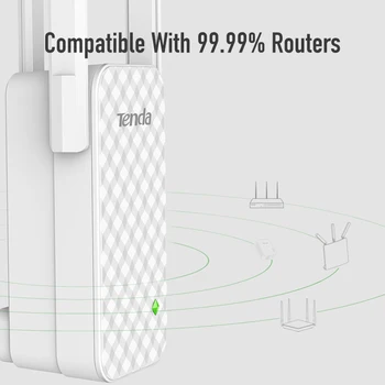 Tenda A12 Wireless WiFi Repeater, Universal Wireless Range Extender, Spori AP Primirea de Lansare, de Înaltă Compatibil cu Routerul