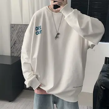 Neploha Bărbați Scrisoarea Imprimate Casual Hanorace Om Supradimensionat coreean Streetwear Jachete Hip Hop de sex Masculin de Toamnă de Primăvară de Îmbrăcăminte