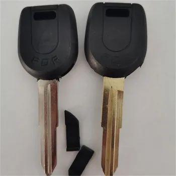 DAKATU Gol Transponder cheie shell pentru Mitsubishi PAJERO V73 Lancer GRANDIS Înlocuire Cheie Auto Shell Caz Cu logo-ul negru
